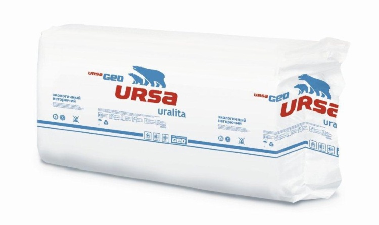 Утеплитель Ursa GEO 34 PN П-20 1250х600х80 мм 14шт. уп