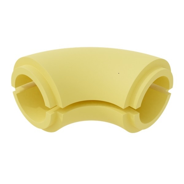 Отвод 90 градусов ППУ 219x40 мм без покрытия