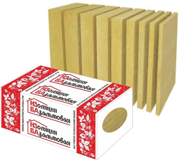 Утеплитель Изба 80 Вент-Фасад 1000х600х80 мм, 6 шт. уп