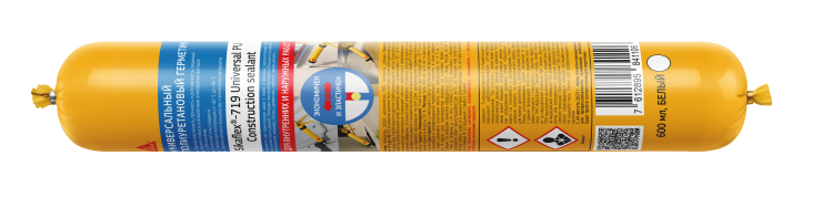 Герметик полиуретановый Sika Sikaflex-719 PU Universal, серый, 600мл