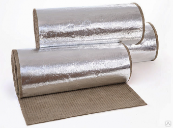 Материал базальтовый огнезащитный рулонный МБОР-С-10, 30000х1500х10 мм