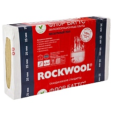 Rockwool Флор Баттс  (1000*600*30) 0,144м3/4,8м2