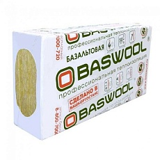 BASWOOL 80 - Вент (1200*600*40) 6п/0,1728м3/4,32м2/6,912м3 под